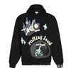 Sudadera con capucha de terciopelo Bpm con estampado de letras Broken Planet, holgada, casual, para hombre y mujer, moderna, otoño e invierno