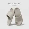 Pantuflas cómodas Nanbowan para mujer, verano interior hogar antideslizantes baño ducha Sandalias Mocha para hombre al por mayor