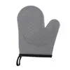 Guantes para Microondas de Venta Caliente Transfronterizos con Bordes Cortos y Relleno de Algodón, Guantes de Cocina Aislantes del Calor, Guantes de Silicona Anti-quemaduras para Hornear en el Horno