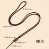 Cordão para colar de sândalo maciço, cordão trançado à mão, pingente de âmbar dourado da paz, cordão para pendurar pingente, atacado
