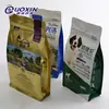 Bolsa autosoportante de aluminio sellada por ocho lados, boca de fácil apertura, bolsa de embalaje de alimentos sellada al vacío, bolsa de alimentos autosoportante y autosellante para comida de perro y gato