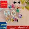 Acrílico Personalizado Estilo Ins Desenho Animado Estrela Fofo Versão Q Conveniente Anotação Diário Pessoal Clip de PP Transparente Dupla Face Personalização