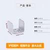 Acessórios para Apoio de Braço Dois Pacotes de Cartas Três Pacotes de Cartas Suporte de Montagem Grade de Aço Galvanizado Grade de Varanda Grade de Escada Conector de Assento Inclinado