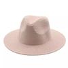 Sombrero de paja de playa con protección solar de verano exportación de comercio exterior Europa y Estados Unidos fábrica de sombreros Panamá sombrero plano directo sombrero para el sol