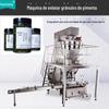Máquina de enlatamento automática para pimenta de vime e grânulos de pimenta Máquina de enchimento de especiarias para churrasco Máquina de enchimento de pimenta em potes de plástico para animais de estimação