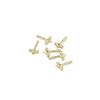 Llave de caja chapada en oro cobre, destornillador, martillo, colgante pequeño, material para hacer a mano DIY, colgante, accesorios de joyería