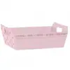 Cesto de Papel Essencia Quartzo Rosa P 21.5X8X