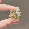 Broche Corsage Transfronterizo de Moda para Mujer, Broche de Mariposa Anti-Exposición, Corsage Nicho de Alta Gama Nuevo Estilo