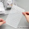 Bolsa de Malla con Cierre Zip de Encaje Blanco de Aspecto Elevado Empaque de Tarjetas Regalo Bolsa Autoadhesiva Tarjeta Creativa Empaque Pequeño