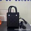 Enfoque transfronterizo en el mercado europeo super tienda eva bolso de hombro cruzado se puede equipar con correa de hombro del mismo color bolso tote de gelatina