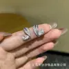 Pendientes de Perla Geométricos Micro-Pavimentados de Lujo Ligero S925 Moda Femenina Pendientes de Circonita Pendientes de Diseño de Nicho Elegantes para el Trabajo