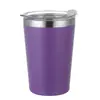 Copo de Café Mini Transfronteiriço de 12oz para Uso no Escritório e em Casa com Escala, Copo de Leite, Compacto e Portátil, Copo com Isolamento a Vácuo de Camada Dupla