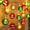 Luzes de Atmosfera LED de Natal com Luzes de Corda Decorativas Luzes de Árvore de Natal Decoração de Cena de Loja Enfeites