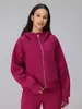 Chaqueta Deportiva con Capucha y Cremallera de Terciopelo Otoño e Invierno Nuevo Estilo para Buceo para Mujer Sudadera Holgada Casual Top de Yoga