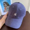 Boné de Baseball Bordado com Letra H Estilo Coreano Simples para Homens e Mulheres, Casual Fashionável, Top Macio, Tendência, Versátil, Emagrecedor, Boné Bico de Pato