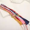 Corda de Pingente Trançada DIY Feita à Mão com Borla, Pingente de Bolsa de Incenso, Corda Decorativa Estilo Chinês