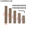 5 Peças em um Pacote de Tiras de Trilho Guia Mlok de Nylon Tiras de Trilho Guia Compatíveis com M-Lok Conjunto de Tiras de Trilho Guia M-Lok