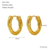 Pendientes de Nube Transfronterizos Europeos y Americanos Acero Inoxidable Chapado en Oro de 18K Diseño Personalizado de Nicho Pendientes Retro de Alta Gama Venta al por Mayor