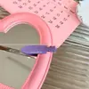 Pinza de pato con forma de corazón dulce de verano estilo coreano, pinza BB hueca suave y simple, pinza para flequillo, pinza lateral, accesorio para el cabello para mujer