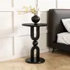 Mesa de Centro, Mesa Auxiliar Redonda Simple Moderna, Mesa Lateral para Sofá de Sala de Estar, Mesa Pequeña Creativa de Mesita de Noche, Uso Doméstico Minimalista