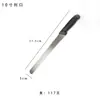 Cuchillo para pan de acero inoxidable con mango de plástico, cuchillo dentado para baguette, tostadas y pastel, hecho a medida para exportación transfronteriza
