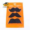 Barba de peluche grande para fiesta de Halloween, 3 unidades, con tarjeta de succión y divertida barba.
