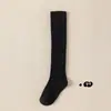 Calcetines Altos para Niños Sin Costuras Calcetines de Uniforme Estudiantil Calcetines para Niños Gris Oscuro Blanco Calcetines Altos hasta la Rodilla para Niñas