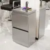 Armário de Ferramentas de Aço Inoxidável para Barbearia, Armário de Armazenamento para Salão de Beleza Salão de Cabeleireiro, Carrinho para Cabeleireiro Cabeleireiro