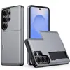 Adecuado para Funda de Teléfono Móvil Samsung S26Ultra, Cubierta Deslizante con Billetera para Tarjetas Ranura para Tarjetas S26, Funda Protectora S26Plus, Estilo Coreano