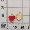 Accesorios para Joyería DIY, Colgantes Pequeños de Aleación Esmaltada, Colgantes de Flor Esmaltada, Colgantes para Marcapáginas, Colgantes para Collares y Pulseras