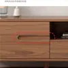 Móvel de TV para sala de estar, conjunto de mesa de centro simples moderno de chão para apartamento pequeno com cantos arredondados, modelo 2026 novo móvel de TV