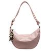 Bolsa Tote de Cuero Suave Color Sólido Casual Simple para Almacén Transfronterizo Bolsa de Mano de Bolitas para Multitud Pequeña Gran Capacidad para Hombro Axila Cruzada para Mujer
