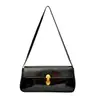 Bolsa de Ombro Feminina com Fivela de Fecho Retrô Francesa 2026 Novo Estilo de Luxo Bolsa de Ombro Único Bolsa Quadrada Pequena Bolsa Moderna para o Dia a Dia