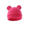 Chapéu de Bebê Infantil Estilo Comércio Exterior 2024 Chapéu para Recém-Nascido Camada Única Cor Sólida Primavera Outono Chapéu com Orelhas do Mickey Fofo