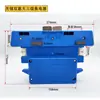 Coletor de quatro polos grande Wuxi Shuangjia para guindastes, receptor de trilho deslizante tipo tubo multipolo, escovas de carvão resistentes ao desgaste