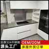 Suporta fornecimento em massa para projetos, armários internos de aço inoxidável, armários pré-montados, bancadas de cozinha residencial resistentes a óleo