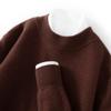 Suéter de cuello alto informal de negocios de alta gama, 100% cachemira de montaña pura, suéter de manga larga para hombre, nuevo suéter interior