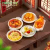 Cena de Jantar de Ano Novo Chinês em Miniatura: Figura Criativa e Realista de Peixe em Conserva, Acessórios de Decoração DIY