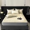 Conjunto de Três Peças de Mat de Seda de Gelo Estampado Digital Classe A Verão Espessado Antibacteriano Lavável Lençol de Cama de Luxo Acessível Mat para Ar Condicionado