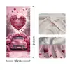 Suministro Exclusivo Transfronterizo de Temu Amazon Shein de Funda Decorativa de Puerta de Habitación Elástica de una Pieza, Fácil de Instalar, Cubierta de Puerta Estilo Día de San Valentín