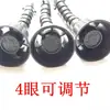 Accesorios especiales para pulverizador al por mayor dirección ajustable boquilla universal ajuste multifuncional chorro directo boquilla de 4 ojos