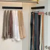 Colgador de Almacenamiento para Cinturones, Estante Lateral para Exhibir Cinturones y Corbatas en el Armario, Colgador Doméstico para Bufandas, Colgador Multifuncional