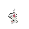 Llavero de goma blanda de PVC de enfermera médica transfronteriza, charm de cierre de langosta, llavero, colgante para bolsa, llavero
