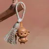 Nova versão de pingente de zodíaco estilo Tang com borlas, chaveiro de bolsa, signo do zodíaco da Ovelha, auspicioso para o Ano da Ovelha, ornamento de zodíaco popular no Xiaohongshu