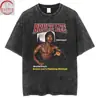 Inyección Directa Xichun Nuevo Producto 230g Algodón Brucelee Camiseta Bruce Lee Hombres y Mujeres Impresa Retro Casual Manga Corta Redonda