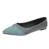 Sapatos de trabalho pretos profissionais de bico fino, versáteis, de corte baixo, para outono, elegantes e confortáveis, para mulheres, sapatos baixos de couro para escritório