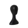 Mannequin de Cabeça Plástica Abstrata para Exibição de Chapéus, Perucas, Lenços e Acessórios Femininos; Suporte de Exibição de Mannequim de Cabeça Feminina; Modelo Feminina