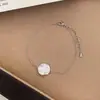 Coleção de pulseiras: borboleta, coração, trevo de quatro folhas, corrente fina simples, versátil para o dia a dia, estilo nicho de alta qualidade, acessórios de menina