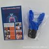Treinador de Respiração Transfronteiriço Portátil Capacidade Pulmonar Bocal Abdominal Treinador de Respiração Função Abdominal