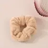 Novo Scrunchie de Pelúcia Grande Estilo Francês para Outono e Inverno, Elástico Alto, Não Solta Cabelo Facilmente, Acessório de Cabelo Simples, Fashion e Universal